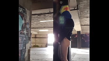 Preview 2 of Loira Na Cachoeira - Chester UK outdoor car park wank