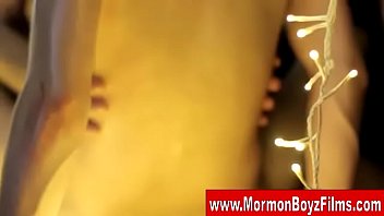 Preview 1 of Relie Reide - Oiled up twink sucking older guys hard cock in mormon kink scene