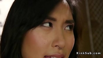 Preview 1 of Mahira Khan Sister - Round ass Asian spanked in threesome