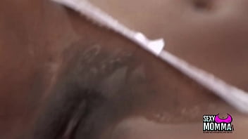 Preview 3 of Pov Valentina Nappe - Ebony Teen bitch with Amazing bottom &amp_ with very narrow bald box swallows pole