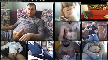 Preview 1 of Brutal Each Other Jerk Off - hairy bears jocks big cock jerkoff multicam