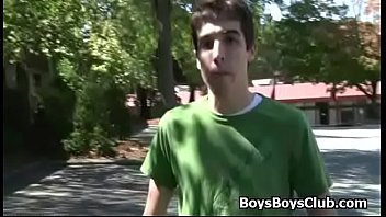 Preview 2 of Donut Stall Meeting - Blacks On Boys - Interracial Hardcore Fuck Video 17