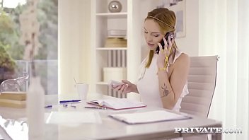 Preview 1 of Fuck Young Teen Old - Evelina Darling,  trio yoga session with DP