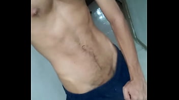 Preview 2 of Study Masage - Gay activo macho latino muestra su verga