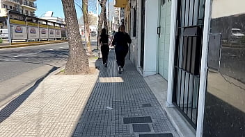 Preview 1 of Bbw Hornny Granny With Young Biy - culona en mallas transparentes marcando tanga