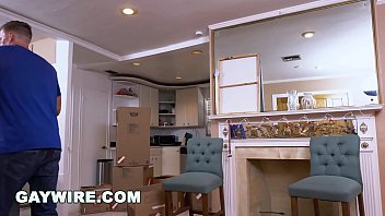 Preview 1 of Small Anal Lyrics - GAYWIRE - Bo Hires Tyler To Help Him Move,  Gets More Than He Bargained For