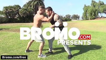 Preview 1 of Higth School Fakin Sex - Bromo - Jake Ashton with Jordan Levine at Bro In The Streets Ho In The Sheets Part 3 Scene 1 - Trailer preview