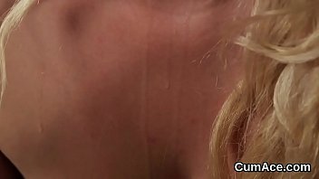 Preview 2 of Somo Sex - Sexy babe gets cumshot on her face gulping all the ejaculate