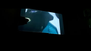 Preview 3 of Monique Alexender Full Hd - guy watching spy video and jerk