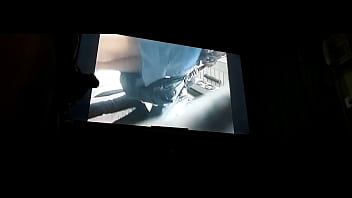 Preview 4 of Monique Alexender Full Hd - guy watching spy video and jerk