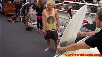 Preview 2 of Dad San Sis Mam - Pawnshop amateur sucks and rides cock