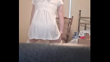 Preview 4 of Schl Cuties - Sissy sapphire tries twerking