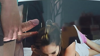 Preview 3 of One Man Two Cock Porn Video - Cum on Sasha Foxxx