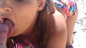 Preview 3 of Anytime Card School Porn - Fuck with Stranger and Couple on the Beach !!
