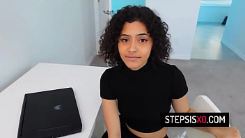 Preview 1 of Best Of Pain Gate - Latina teen stepsister Dani Diaz after getting a feel for her stepbrother&rsquo_s cock she just wants to suck and ride on it