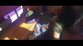 Preview 4 of Teen Biting - Korra sucking mantis dick in Fortnite
