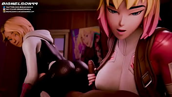 Preview 1 of Daiza Morghan - Spider Gwen and Gwen pool