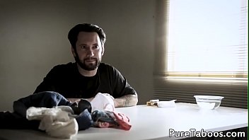 Preview 2 of Angry Boobs Suck - Taboo teen enjoys being fucked in threesome