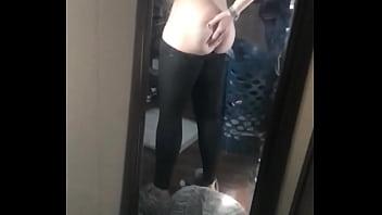 Preview 4 of Strap On Femdom Mistress - Amateur PAWG Slapping Booty SlowMo