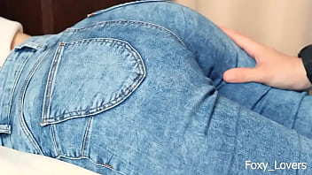 Preview 4 of We Cam Fuck - You Can Rub and Cum On My Jeans,  But Not Penetrate ! Dry Humping - Petite Stepsister