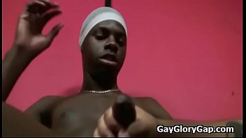 Preview 4 of Naked Nsfw - Black Gay Men Gloryhole Fuck And Handjob Video 17