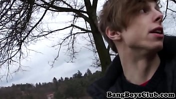 Preview 1 of Glasses Bench - Euro assbanged doggystyle in public