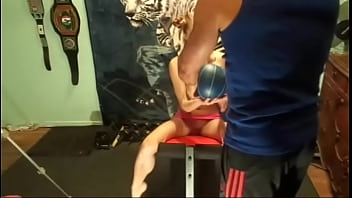 Preview 4 of Tube Videos Sauna Cloe Adams - MaXXX Loadz Videos ! Personal Trainer showing client how to workout