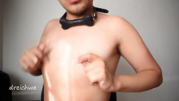 Preview 4 of San Give Har Mom Masaj Oil - Juego de pezones