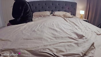 Preview 1 of Talk Stupid - Guy Met with Whore in Fur Coat and Tights in Hotel Room to Fuck Her without Condom