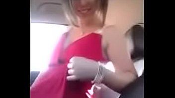 Preview 1 of Pidio Pidio Anal Sex Gay - Hot girl masturbating in public car park inside her car 2.