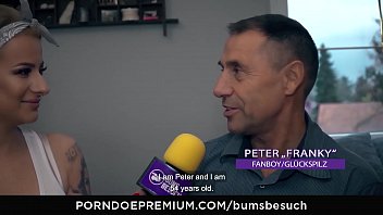 Preview 3 of Free Porn Jav Zorla Sikiyor Trk - BUMS BESUCH - Busty German porn star Dana Jayn fucks mature amateur fanboy