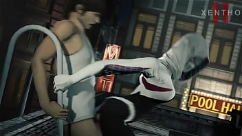Preview 2 of Russian Convinces Boy - Spider-Gwen Source Filmmaker