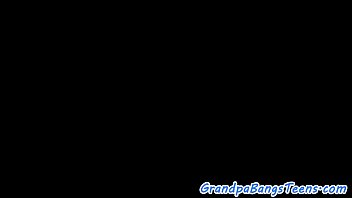 Preview 4 of Old Dude Eats Fresh Crotch - 18yo babe pleasures oldmans hard cock