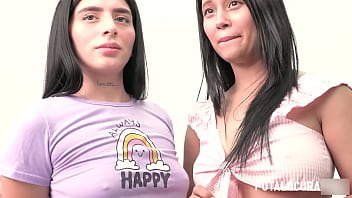 Preview 1 of Old Men Fuckin Young Women5 - PutaLocura - Morenas latinas Lia Ponce y Abby Montano tragando mucho semen en Bukkake