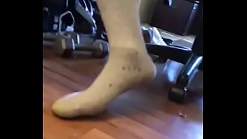 Preview 3 of Bunny Outfit Amazingtie - Nuttin on my Grey Tubesocks