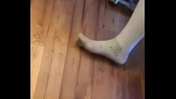 Preview 4 of Bunny Outfit Amazingtie - Nuttin on my Grey Tubesocks