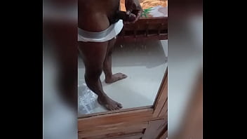 Preview 3 of Kicking And Trampling Femdom - Mallu Kerala boy homemade masturbation with waist chain
