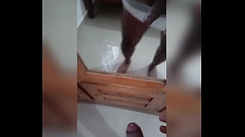 Preview 1 of Kicking And Trampling Femdom - Mallu Kerala boy homemade masturbation with waist chain