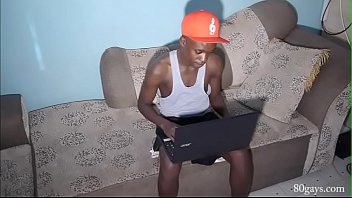 Preview 1 of Mommy Begs Son To Ass Fuck Her - African Twink Eugune Beats Off