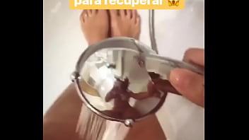 Preview 1 of Free Nude Lesbian - Video Instagram Irene Junquera reflejo ducha