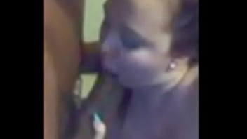 Preview 2 of Buyuk Meme Porno - White girl deepthroats BBC