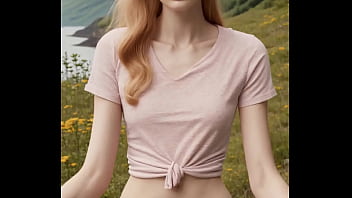 Preview 2 of Fakehub Teen - Modeling in Lingerie at Fjords