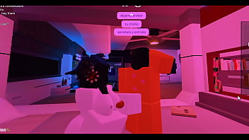 Preview 4 of Big Ass Hairy Mother Incest - Roblox mi novia me deja jugar con sus nalgas y me da una mamada