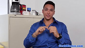 Preview 1 of Mean Ts5 - Black stud anally fucked in office threeway