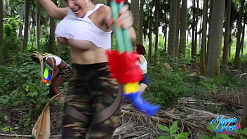 Preview 1 of Big Saxx - Nina Kayy,  Lola Fae,  Harmonie Marquis,  Maggie Green &amp_ Sara Jay&#039_s 3way!