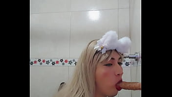 Preview 3 of Sxhool Porn - Rica pollita transexual metiendo pene