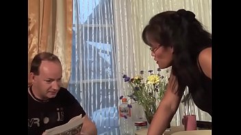 Preview 1 of Hd Sex More Hairy Sex - Asian Housewife Fucked On The Table
