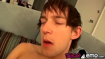 Preview 3 of House Wif - Skinny big dick twink Andy Kay stroking his big python dick