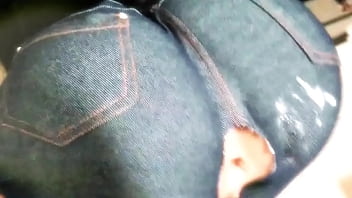 Preview 4 of Homemade Titfuck Gf - Anal with Real Sex Doll in Jeggings