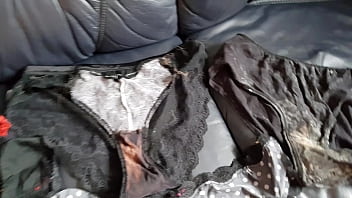 Preview 2 of Indian Mom Son Real Xxx - Cum on my Bbw wife panties Part 2